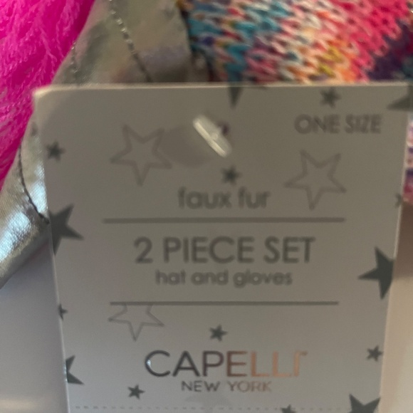 Capelli Faux Fur Rainbow Unicorn Hat NEW - Picture 10 of 10